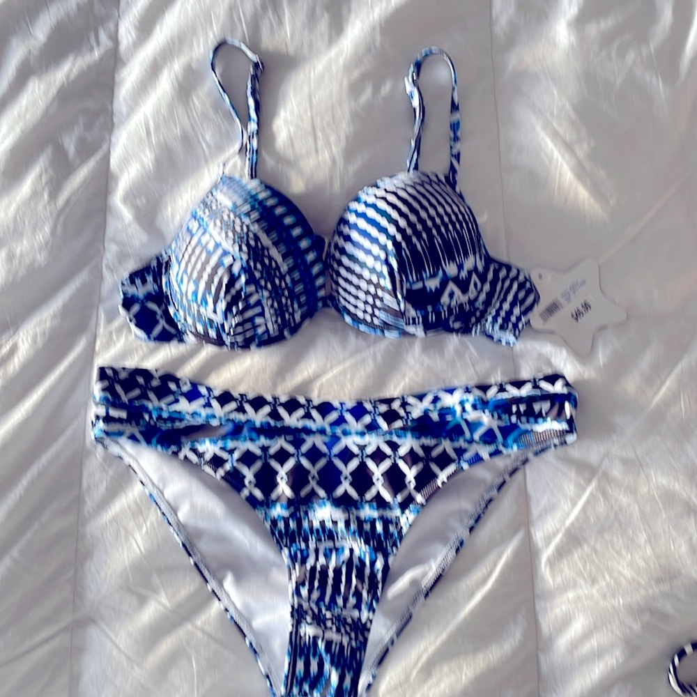 New Two Piece Push Up Bra Bikini
